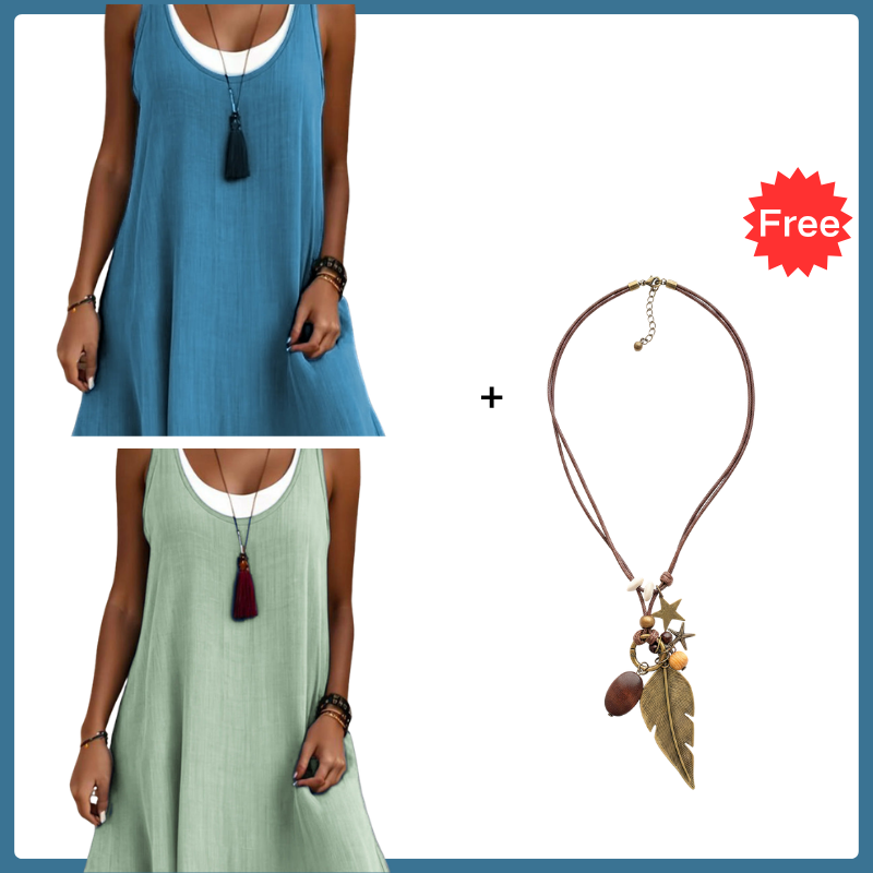 Delfi Casual Loose Sleeveless