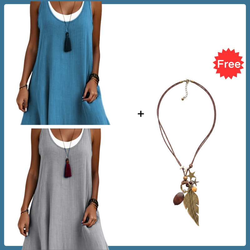 Delfi Casual Loose Sleeveless