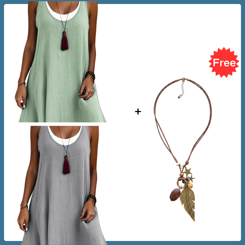 Delfi Casual Loose Sleeveless