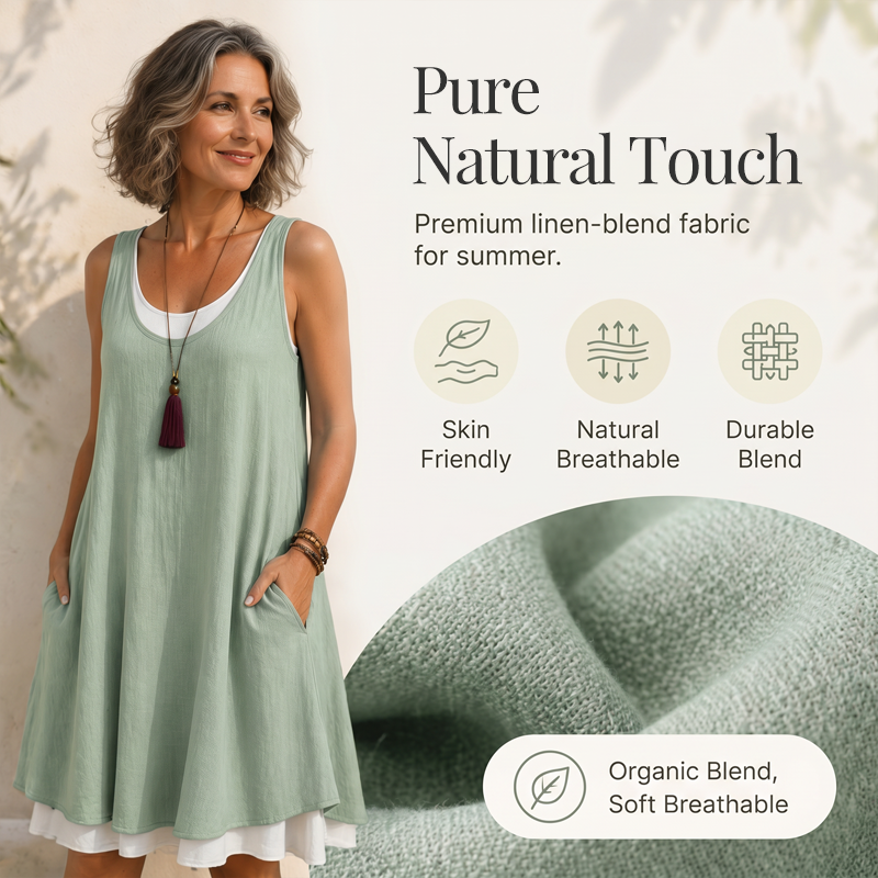 Delfi Casual Loose Sleeveless
