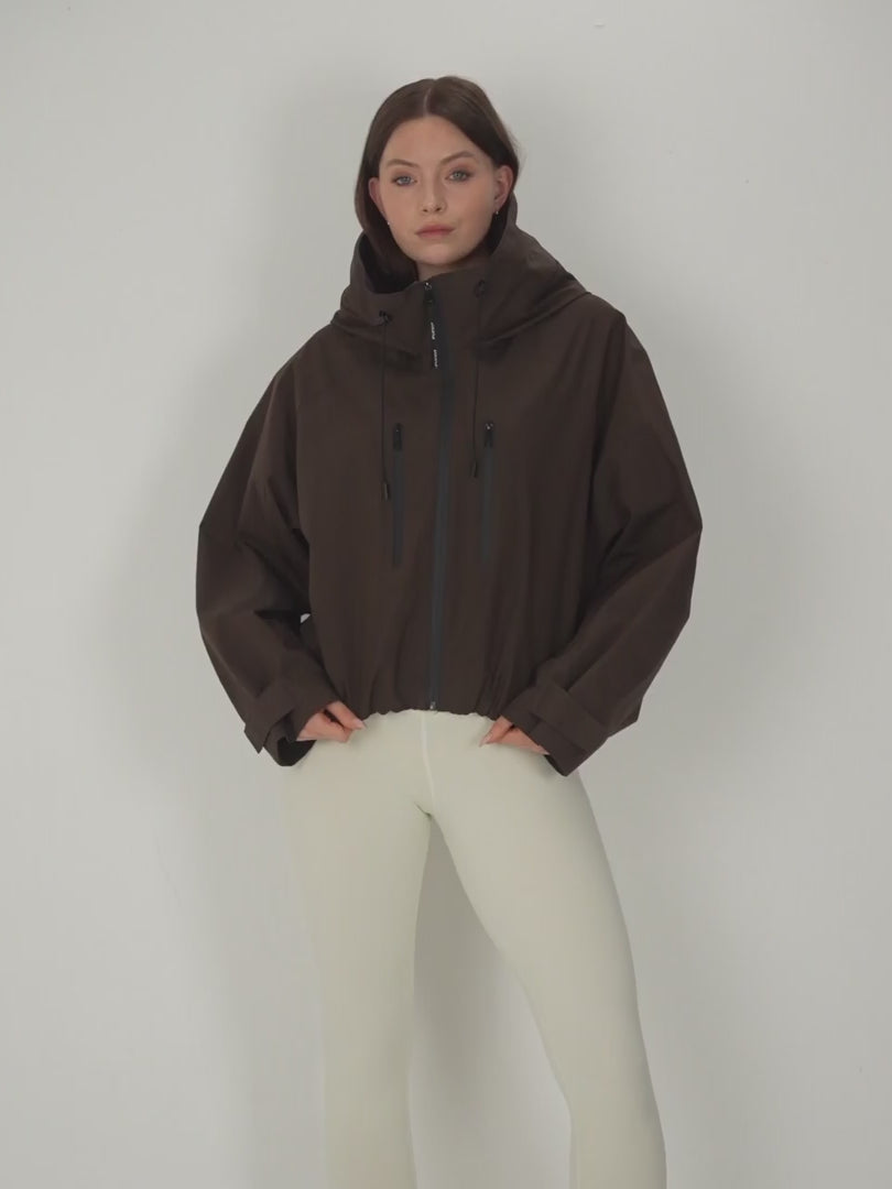 Oversized short waterproof Jacket