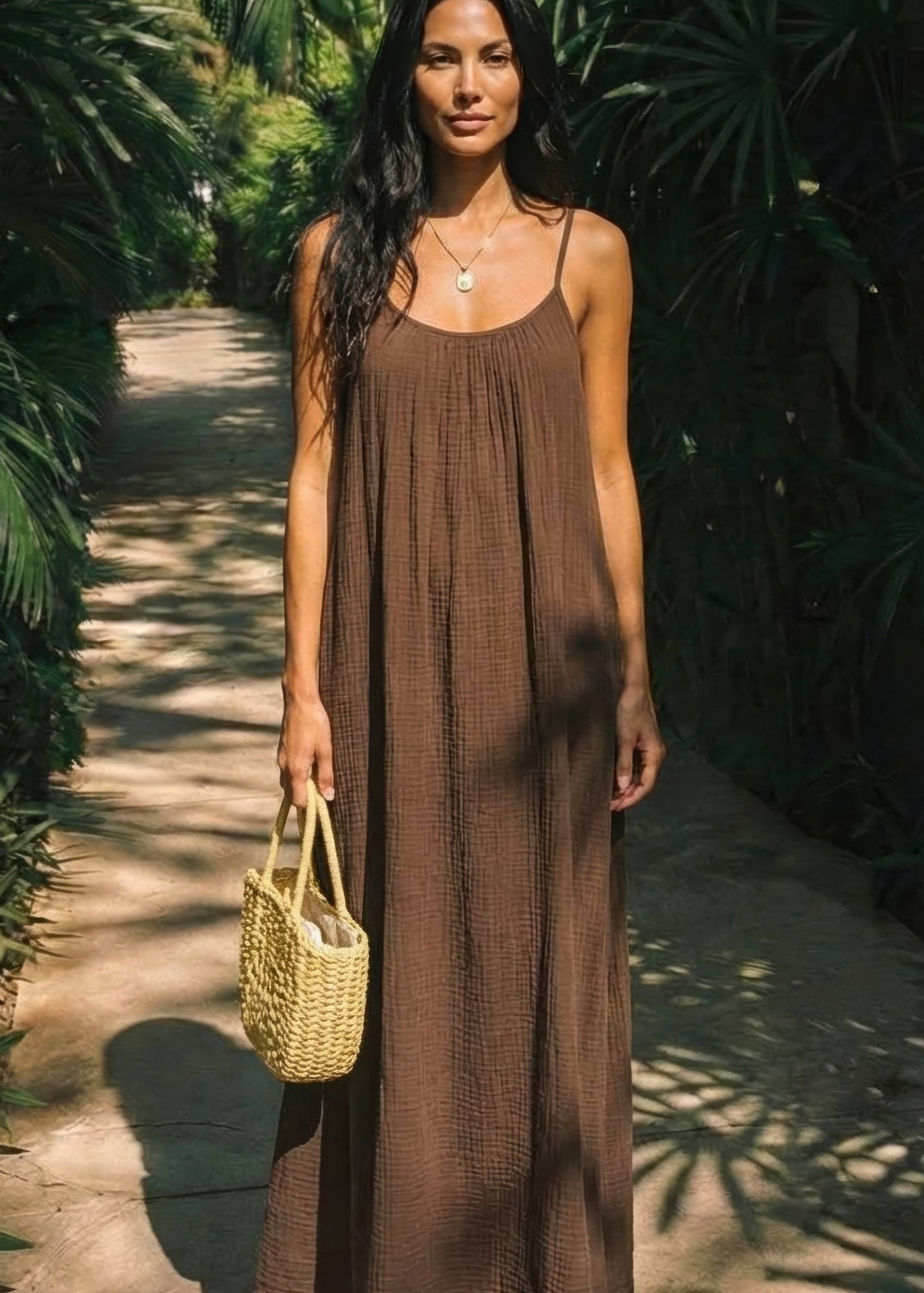 Victoria backless cami dress