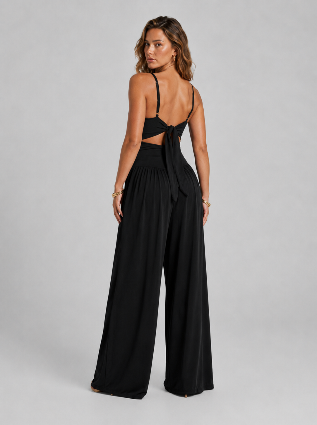 Luna | Cut-Out Tie-Back Jumpsuit