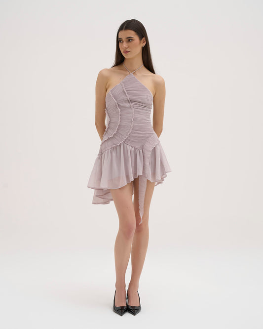 Eva Mini Dress - Lavender