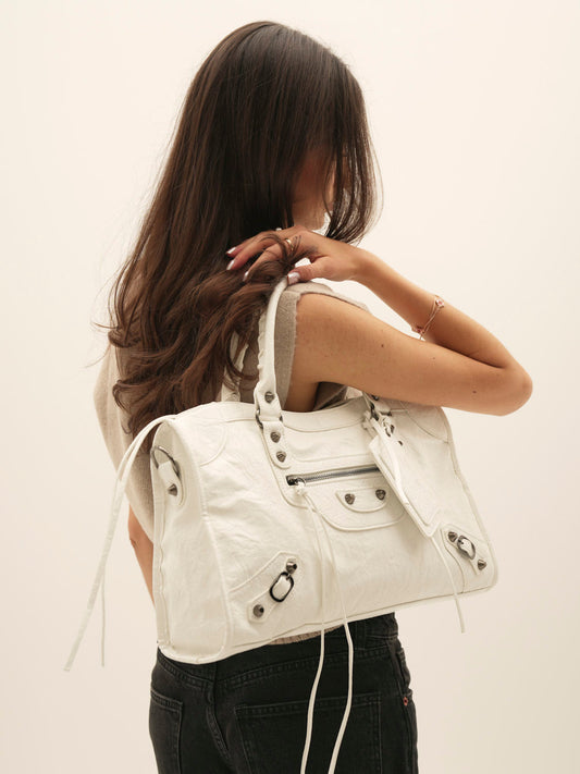 It girl bag large - White