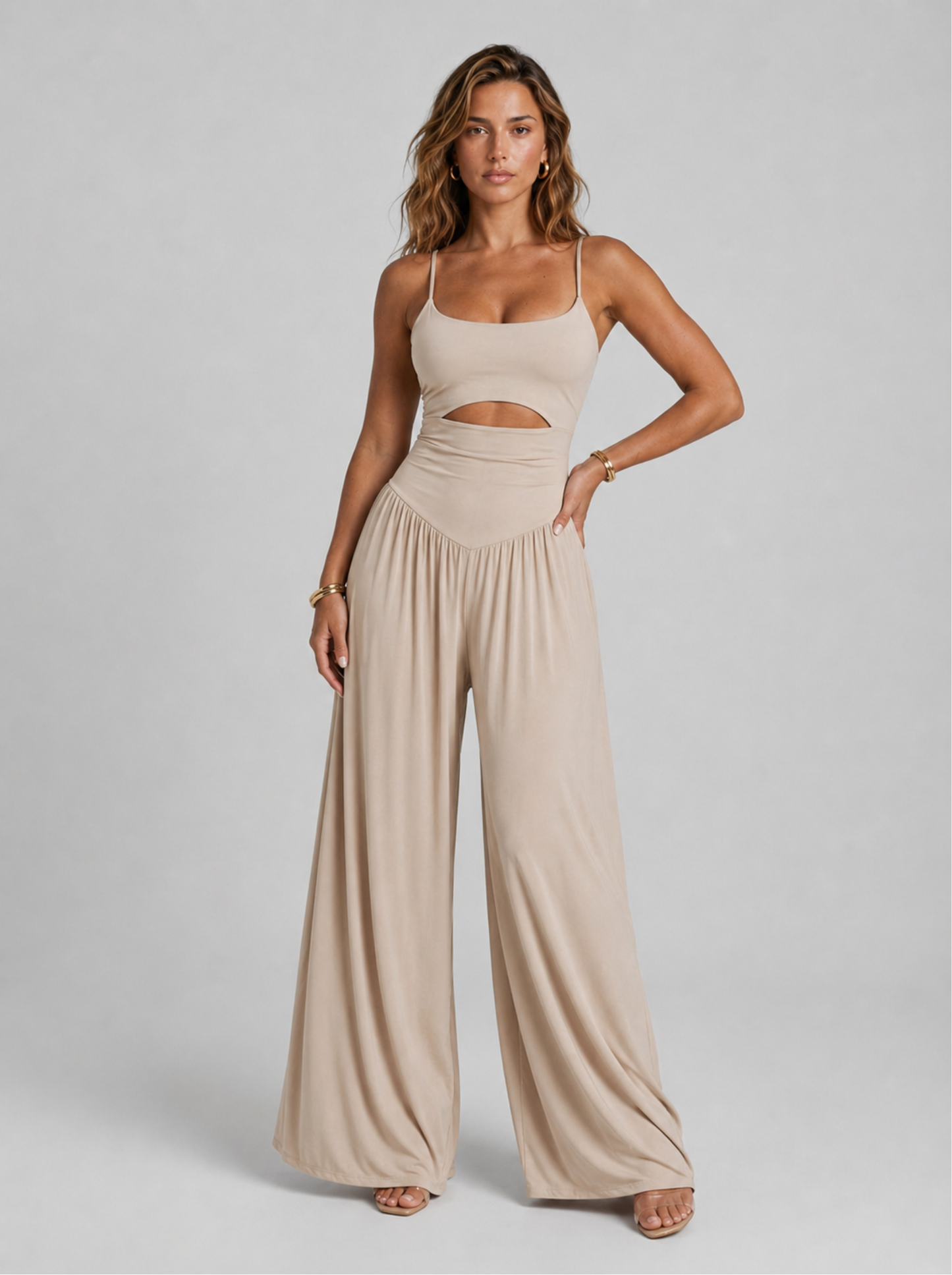 Luna | Cut-Out Tie-Back Jumpsuit
