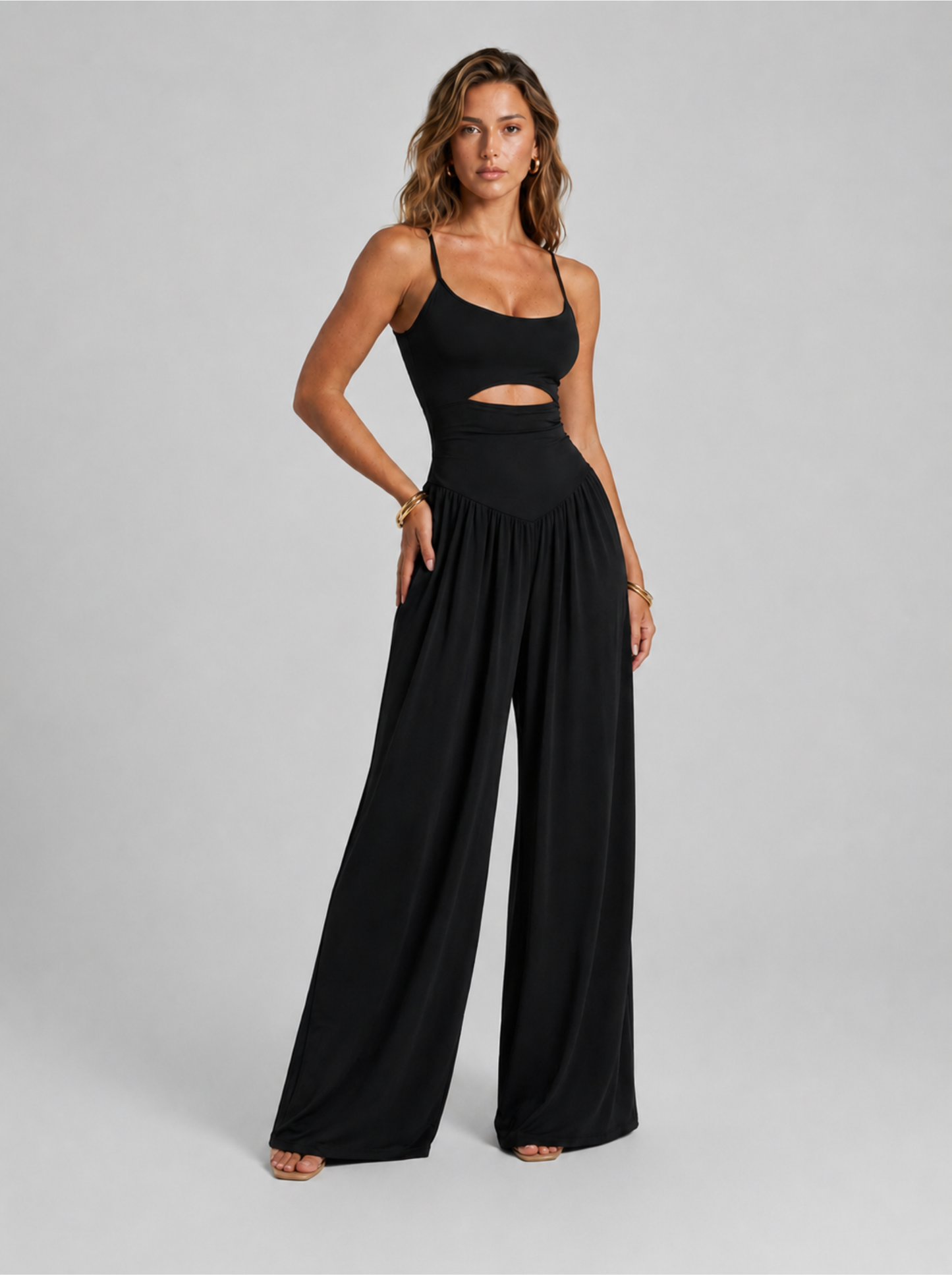 Luna | Cut-Out Tie-Back Jumpsuit