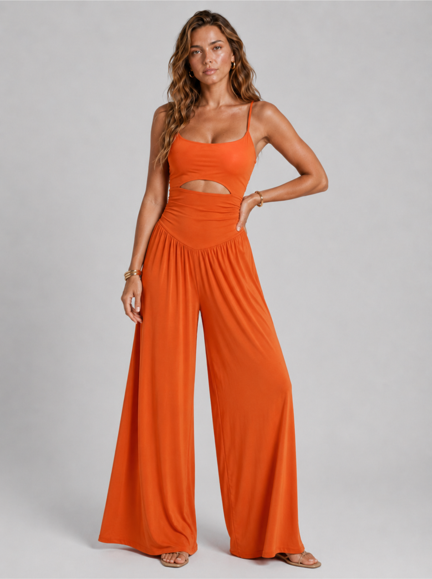 Luna | Cut-Out Tie-Back Jumpsuit