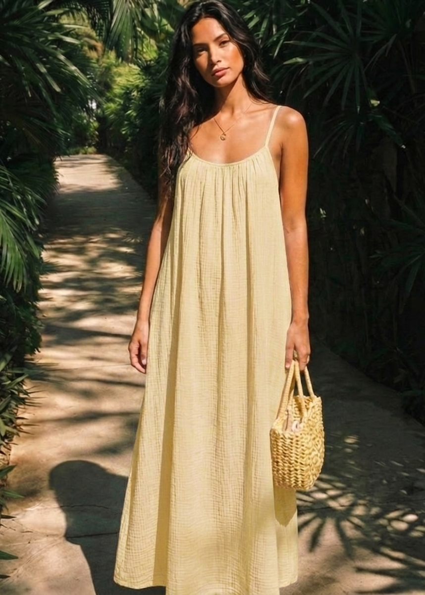 Victoria backless cami dress