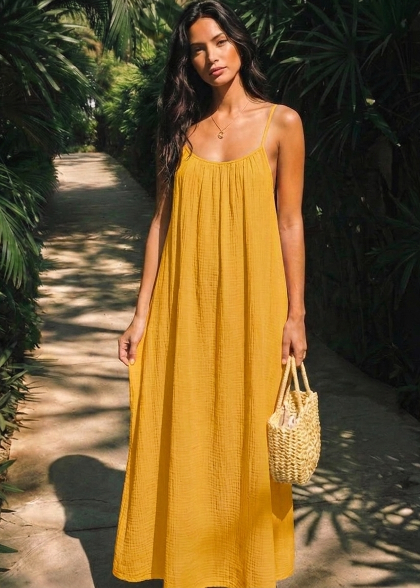 Victoria backless cami dress