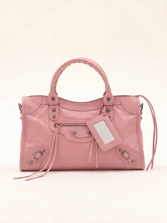 It girl bag large - Baby pink
