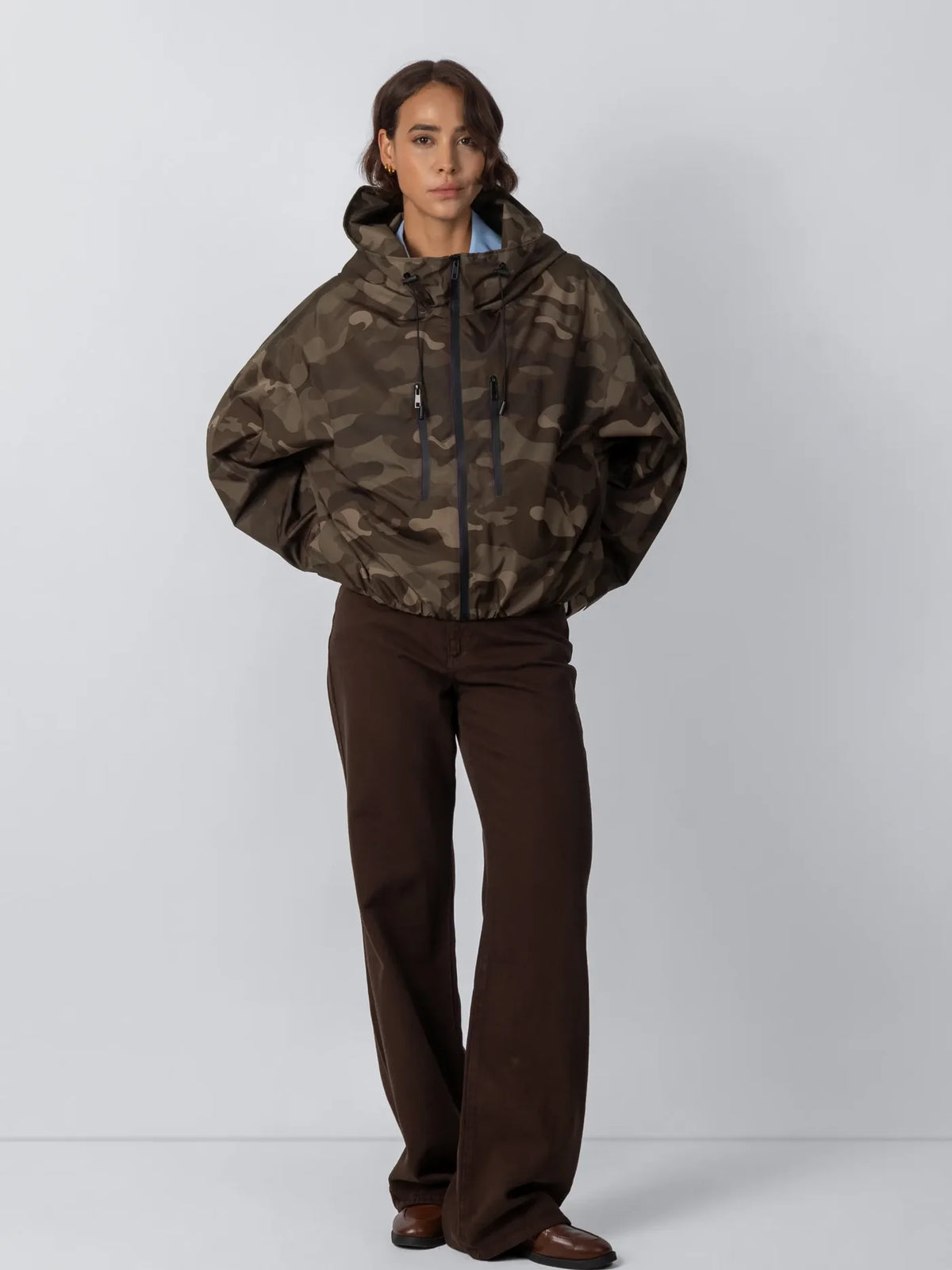 Oversized short waterproof Jacket