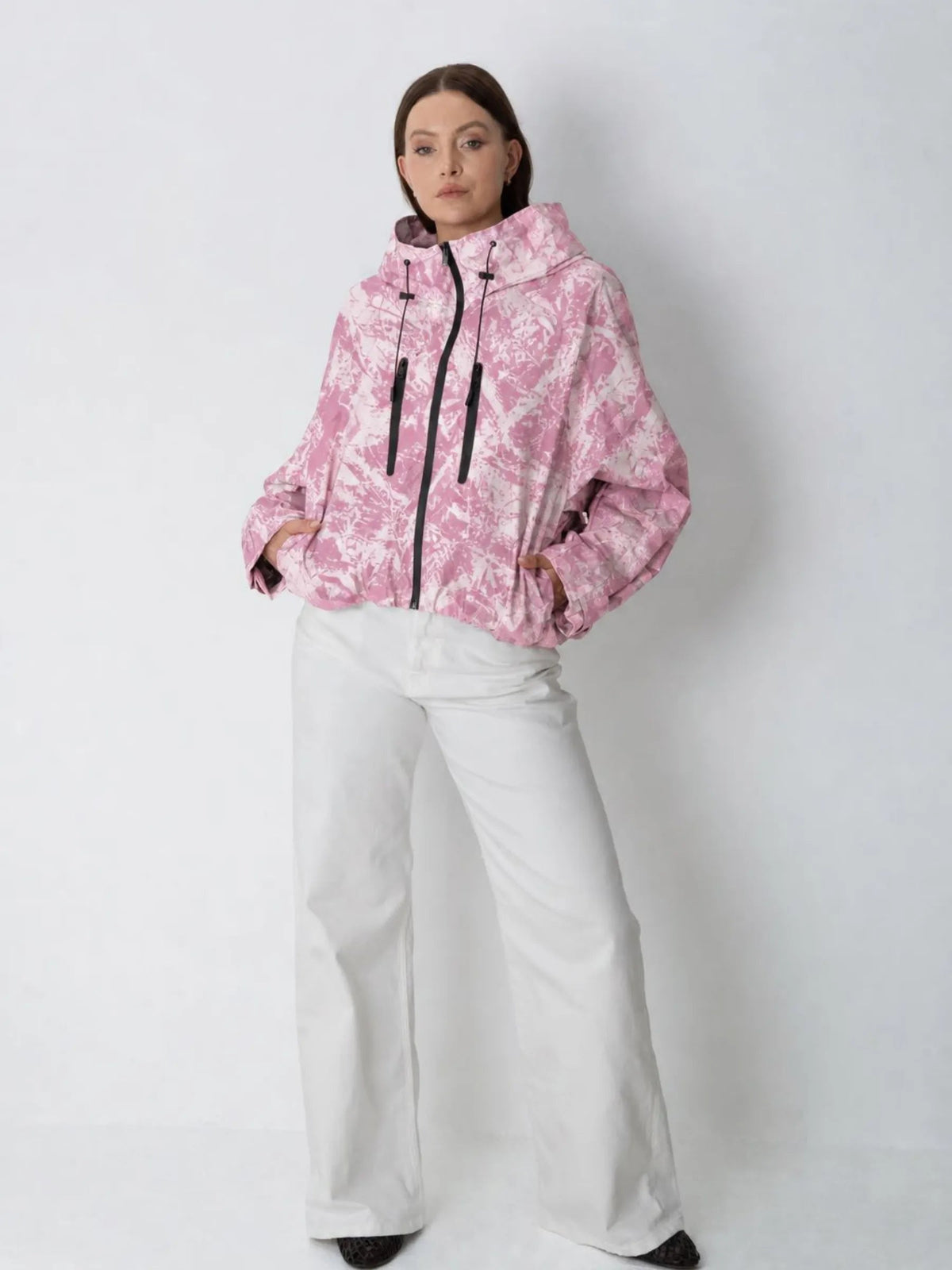 Oversized short waterproof Jacket