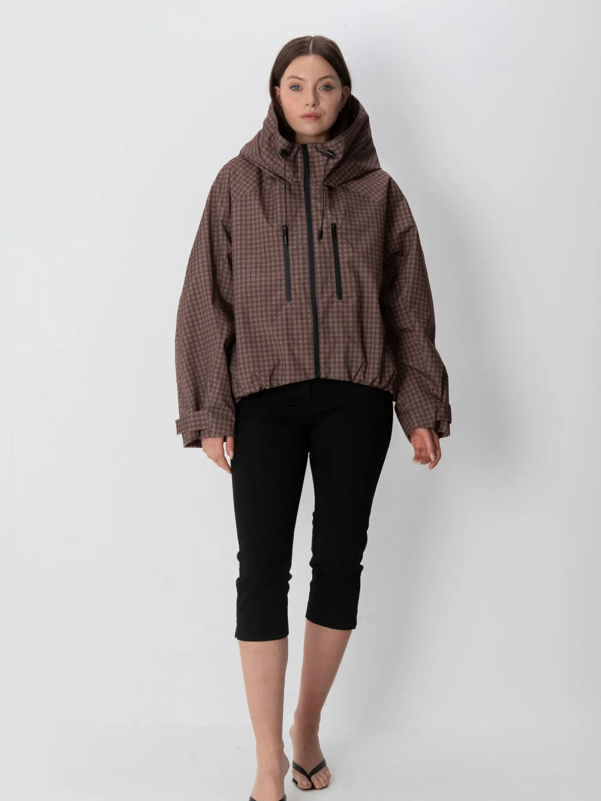 Oversized short waterproof Jacket
