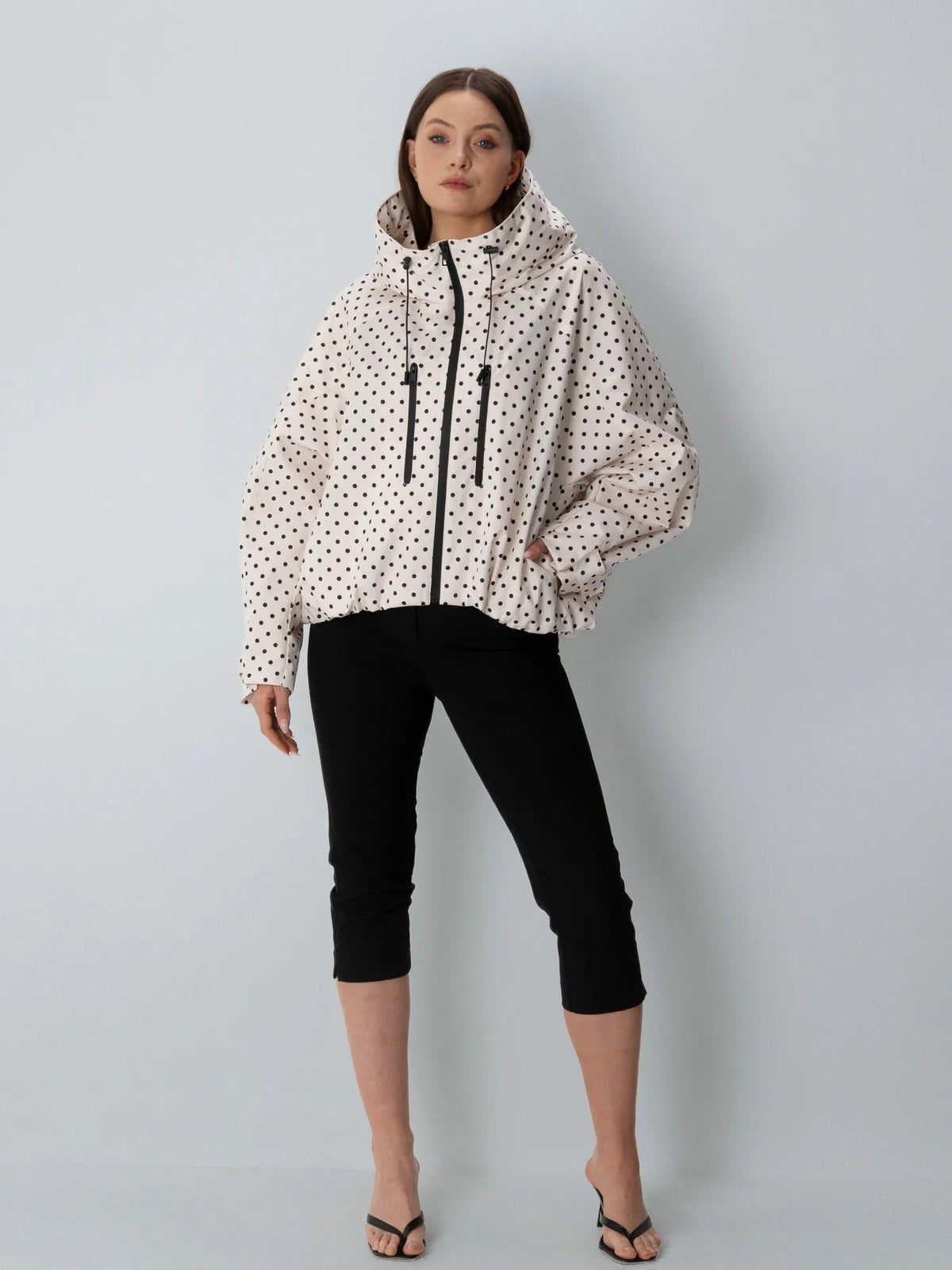 Oversized short waterproof Jacket