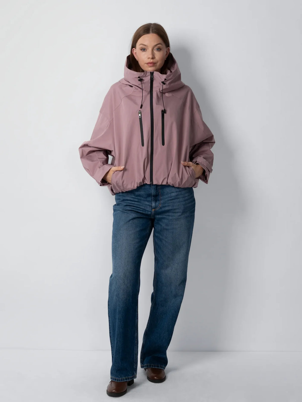 Oversized short waterproof Jacket