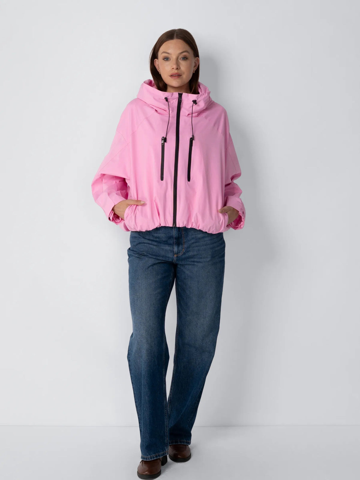 Oversized short waterproof Jacket
